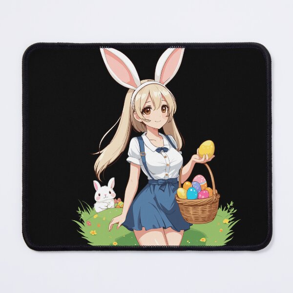 Item preview, Anime Easter Kawaii Easter Bunny Manga Girl Otaku designed and sold by LuminOrb.