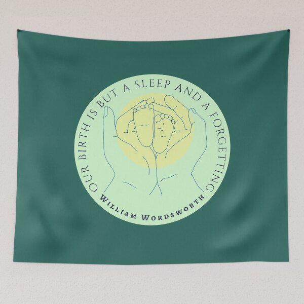 Item preview, Copy of William Wordsworth quote: Our birth is but a sleep and a forgetting... designed and sold by artbleed.