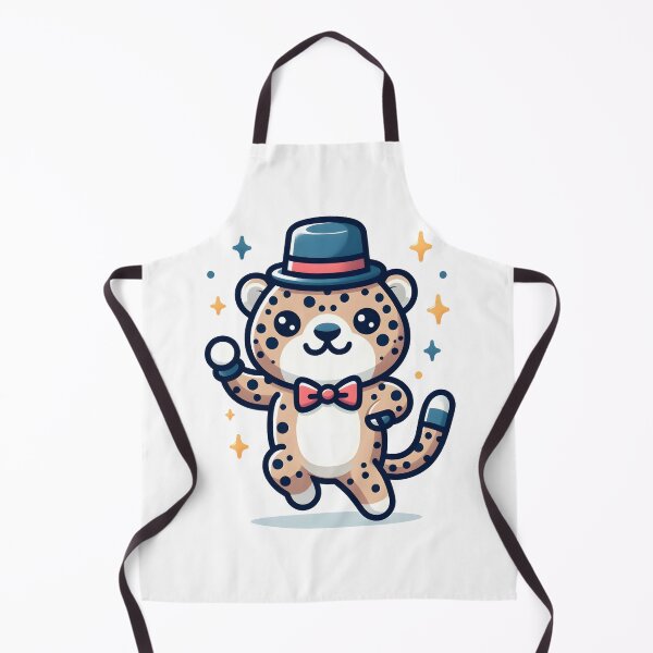 Item preview, Kawaii Jaguar With Bow Tie And Top Hat designed and sold by CanvasCutie.