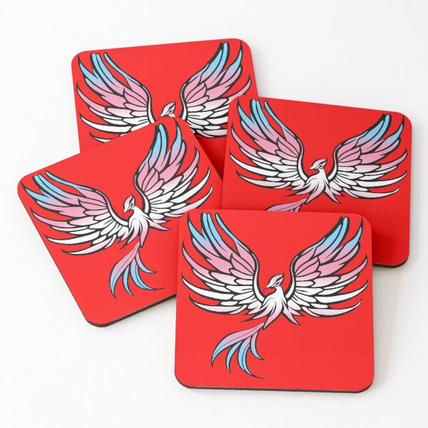 Item preview, Majestic Transgender Pride Flag Phoenix, Trans Pride Design designed and sold by Travelslightly.