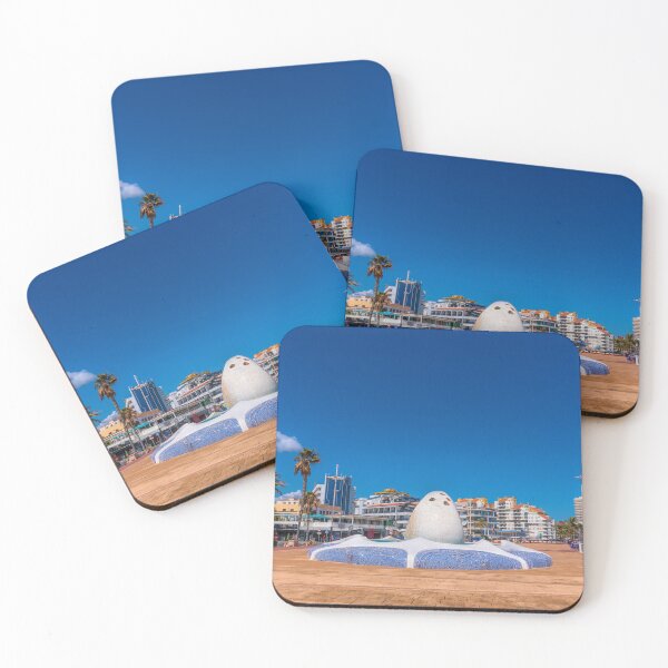 Item preview, Peniscola Spain Beautiful Tiled Artwork on the Promenade Paseo With Blue Sky designed and sold by acceleratorhams.