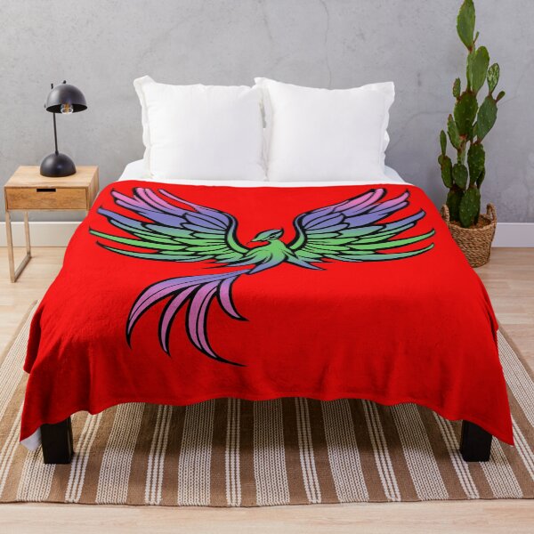 Item preview, Majestic Trigender Pride Flag Phoenix, Trigender Pride Design designed and sold by Travelslightly.