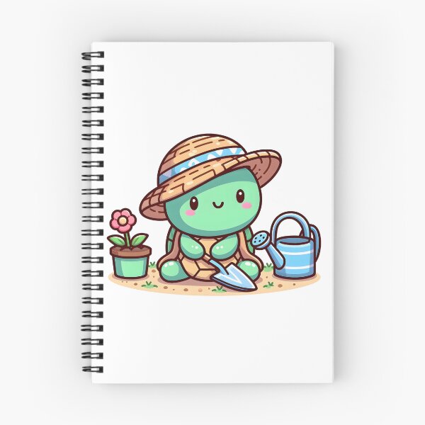 Item preview, Kawaii Turtle With Sunhat designed and sold by CanvasCutie.