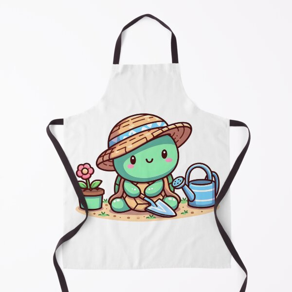 Item preview, Kawaii Turtle With Sunhat designed and sold by CanvasCutie.