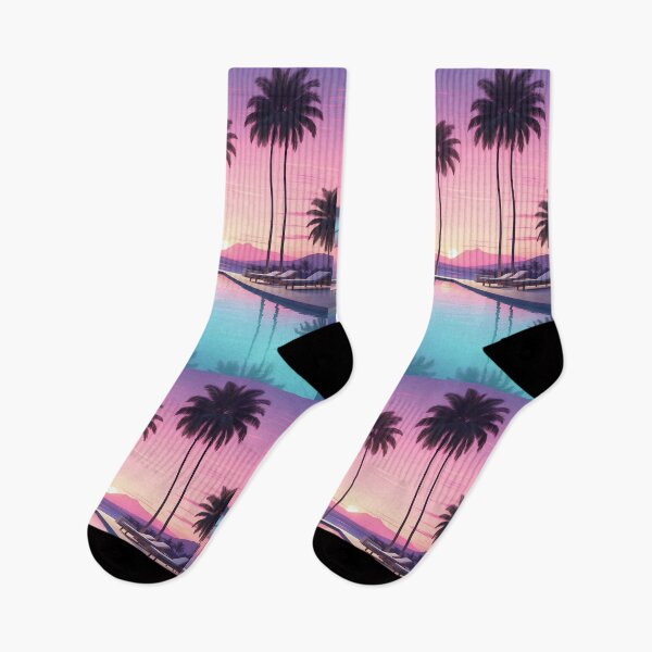 Item preview, Lavender Twilight: Infinity Poolside at a Luxe Retreat designed and sold by ArtComixHaven.