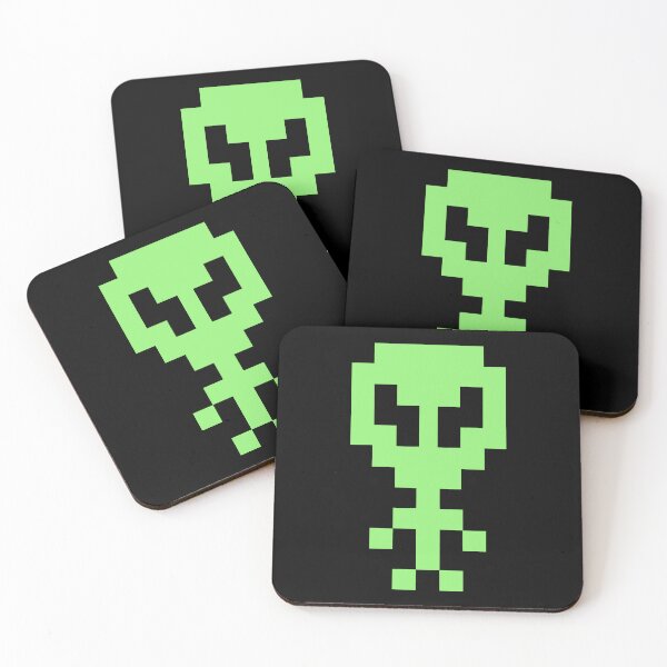 Item preview, Pixel Space Alien - Light Green designed and sold by SpaceAlienTees.