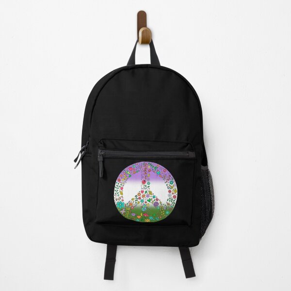 Item preview, Hippie Vibes Genderqueer Pride Flag Peace Sign, Subtle Queer Pride Design designed and sold by Travelslightly.