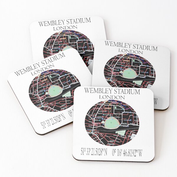 Item preview, WEMBLEY STADIUM MAP ART designed and sold by Brian Nicholls.