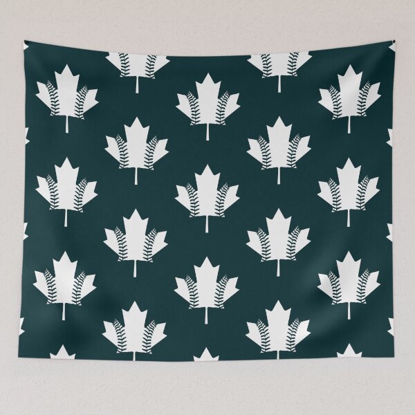 Item preview, Maple Leaf Baseball (White) Fitted V-Neck  designed and sold by SpecialJoyGifts.