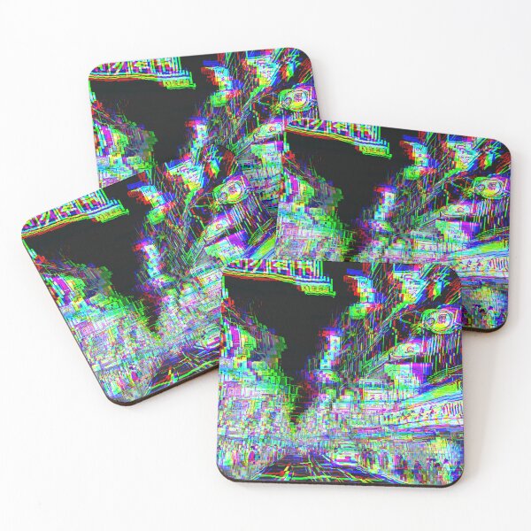 Item preview, Glitch Tokyo 2 designed and sold by blackink-design.