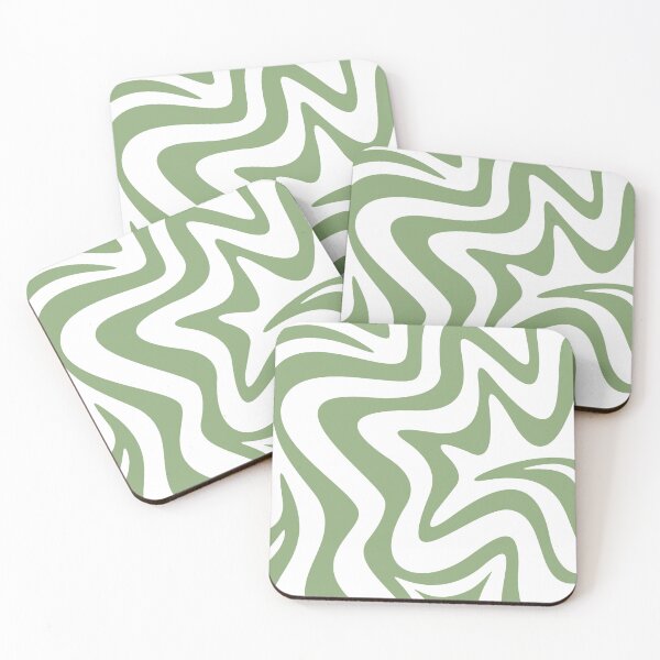 Item preview, Liquid Abstract in Sage Color designed and sold by edikartt.