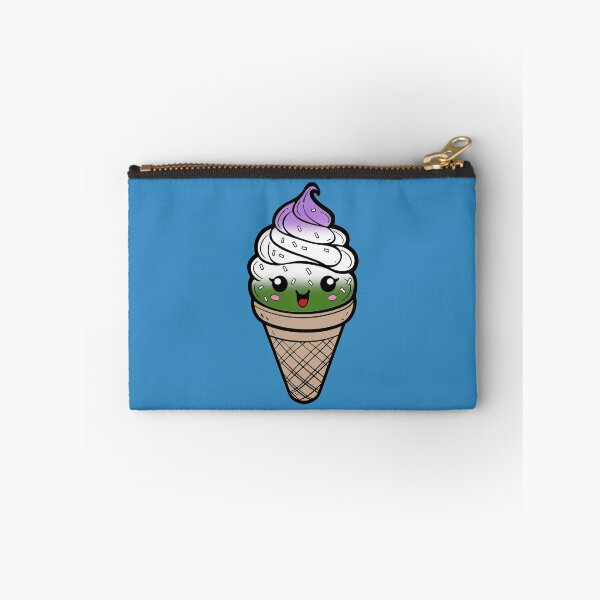 Item preview, Sweet Genderqueer Pride Flag Ice Cream, Subtle Queer Kawaii Ice Cream Cone Design designed and sold by Travelslightly.