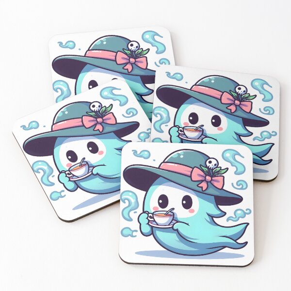 Item preview, Kawaii Breezy Lich With Teacup And Saucer designed and sold by CanvasCutie.
