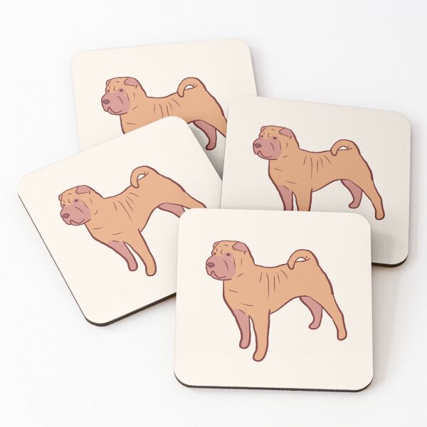 Item preview, Cartoon shar pei dog art  designed and sold by Mayarart.