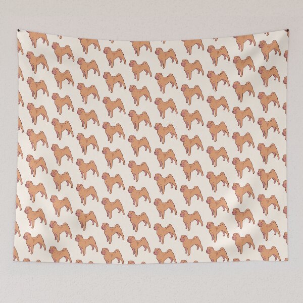 Item preview, Cartoon shar pei dog art  designed and sold by Mayarart.