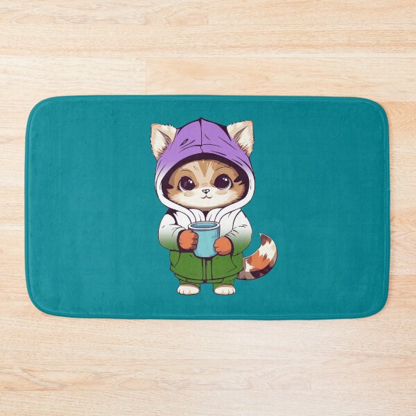 Item preview, Cute Genderqueer Pride Flag Cat, Subtle Queer Kawaii Cat Design designed and sold by Travelslightly.