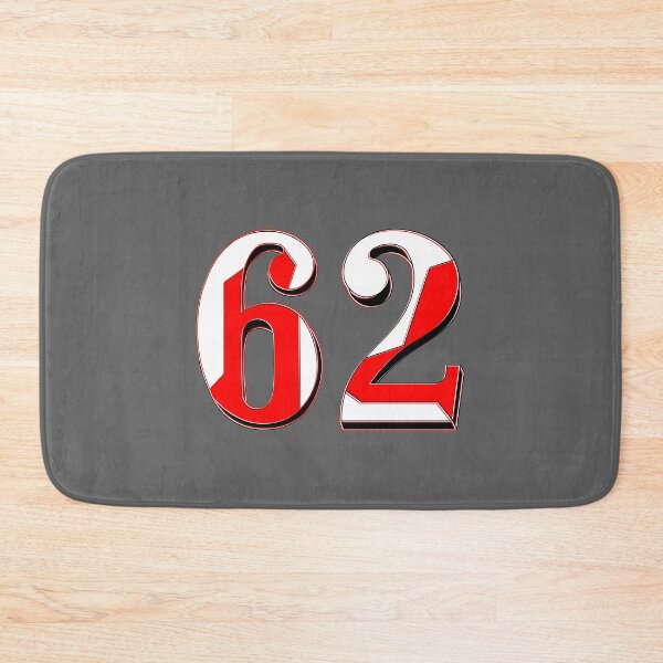 Item preview,  number sixty two digit 62 order sequence team member age designed and sold by 4rpixs.