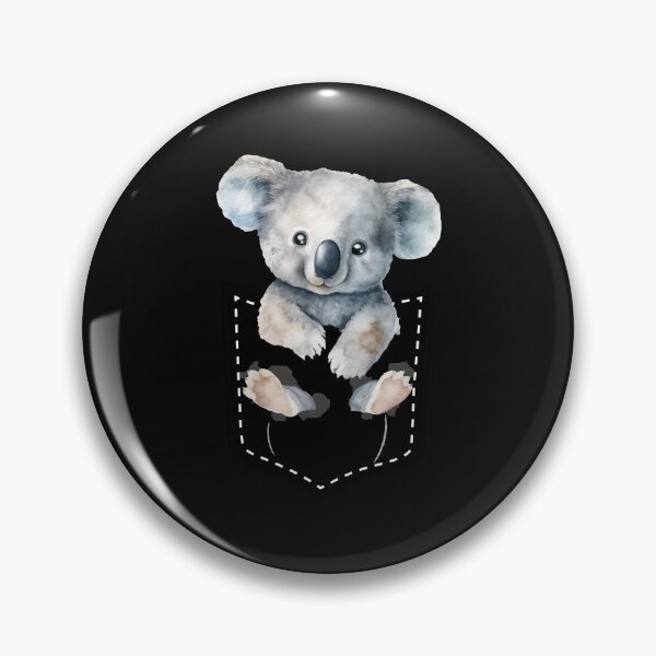 Artikelvorschau, Der lustige Koala-Fan trägt einen niedlichen Koala in der gefälschten Tasche des Koala-Liebhabers entworfen und verkauft von Artstastic.