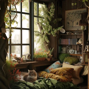 Artwork thumbnail, Spring cozy time by FireScreen