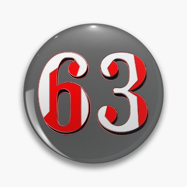Item preview, number sixty three digit 63 order sequence team member age designed and sold by 4rpixs.