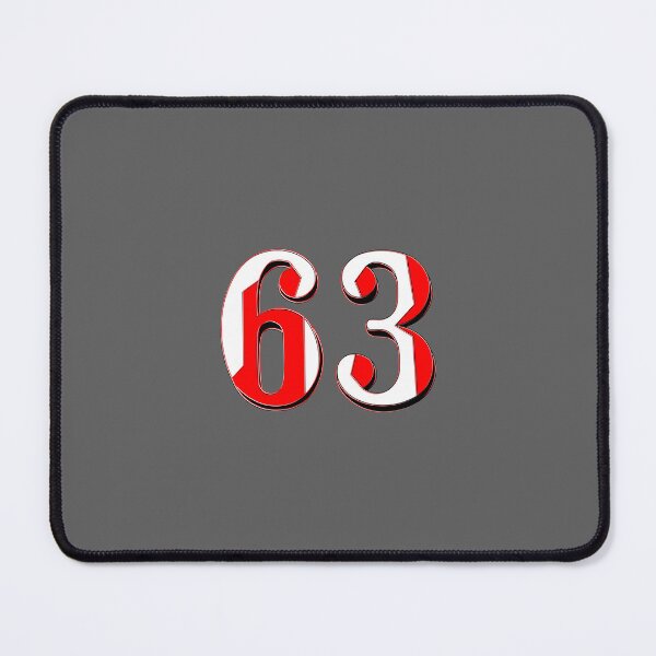 Item preview, number sixty three digit 63 order sequence team member age designed and sold by 4rpixs.