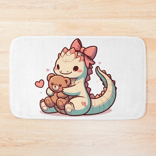 Artikelvorschau, Kawaii schüchterner Basilisk mit einer süßen Schleife entworfen und verkauft von CanvasCutie.
