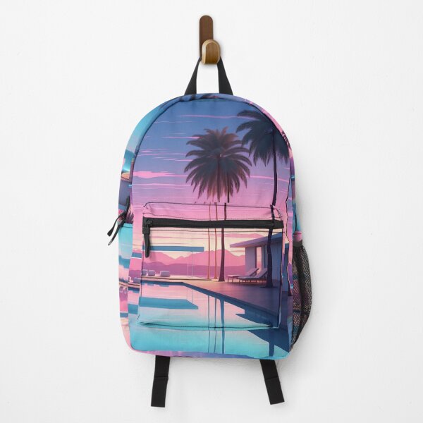 Item preview, Lavender Twilight: Modern Retreat Amidst Tropical Serenity designed and sold by ArtComixHaven.