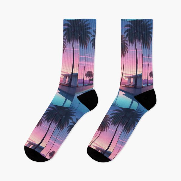Item preview, Lavender Twilight: Modern Retreat Amidst Tropical Serenity designed and sold by ArtComixHaven.