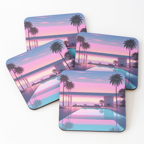 Item preview, Lavender Twilight: Modern Retreat Amidst Tropical Serenity designed and sold by ArtComixHaven.