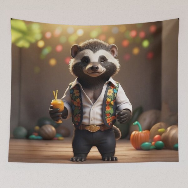 Artikelvorschau, Honey Hombre: Honey Badger Fiesta-Design entworfen und verkauft von LaLi-Designs.
