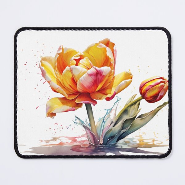 Item preview,  A tulip as a watercolor designed and sold by Rose Design & Photos.
