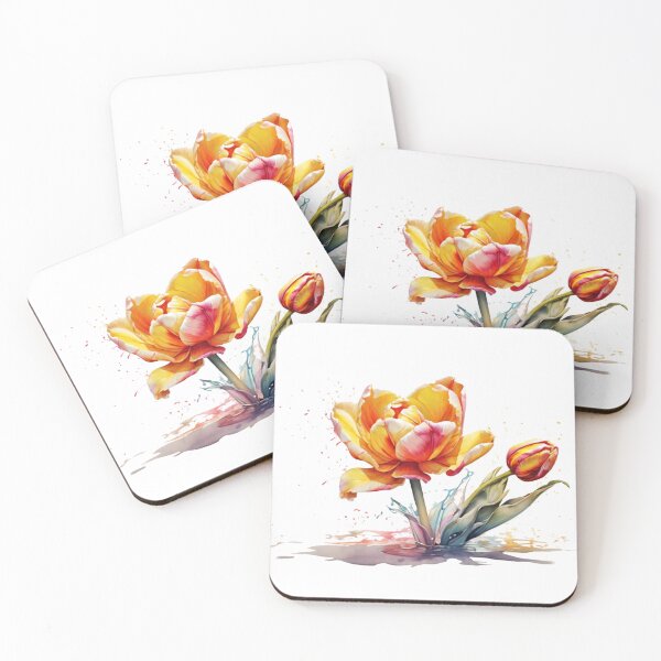 Item preview,  A tulip as a watercolor designed and sold by Rose Design & Photos.
