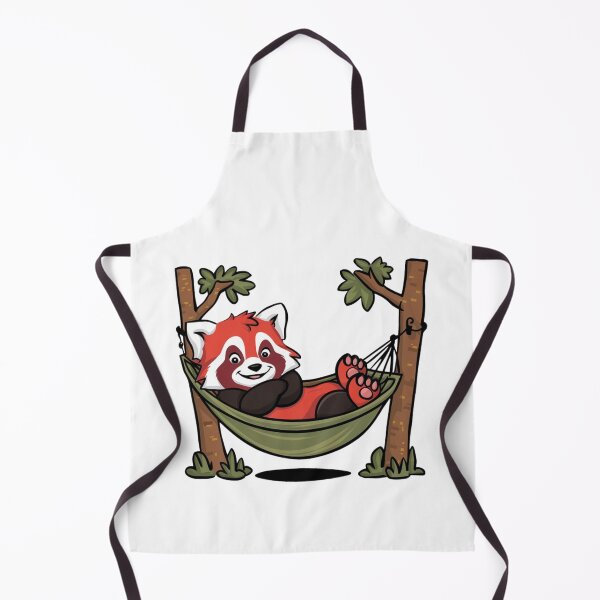 Item preview, Red Panda In Hammock designed and sold by NicolasGlowArt.