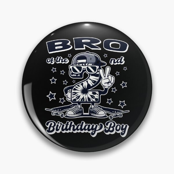 Item preview, Bro Of 2nd Birthday Boy Toddler Skateboard B-day designed and sold by Jungle Hub.