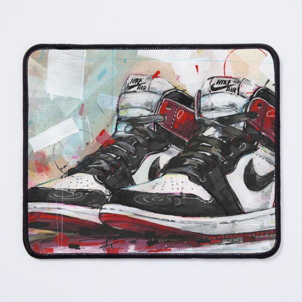 Item preview, Retro sneaker black toe painting designed and sold by GalleryKauffeld.