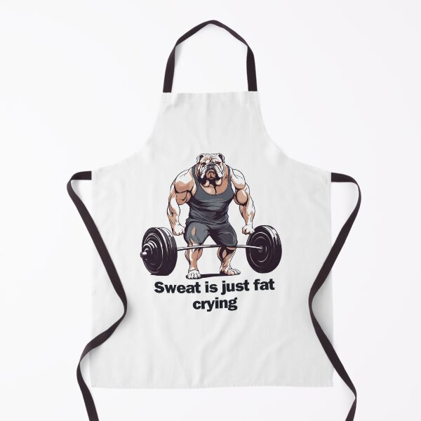Item preview, muscle bulldog workout quote No.2 designed and sold by DigiArtNDesign.