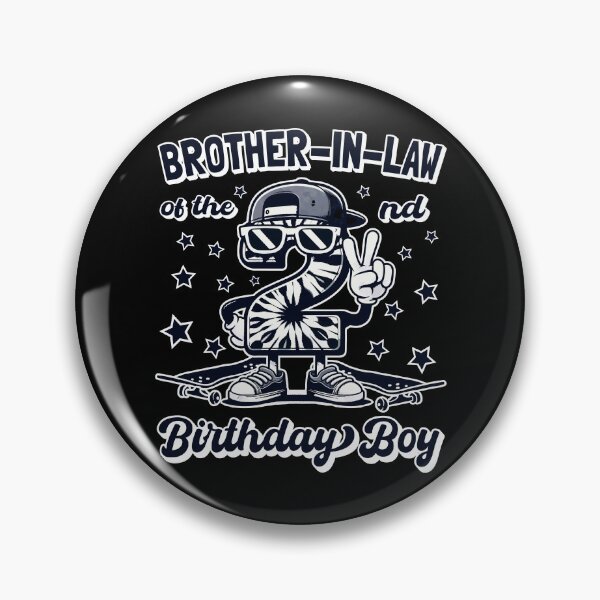 Item preview, Bro-in-law Of 2nd Birthday Boy Toddler Skateboard designed and sold by Jungle Hub.