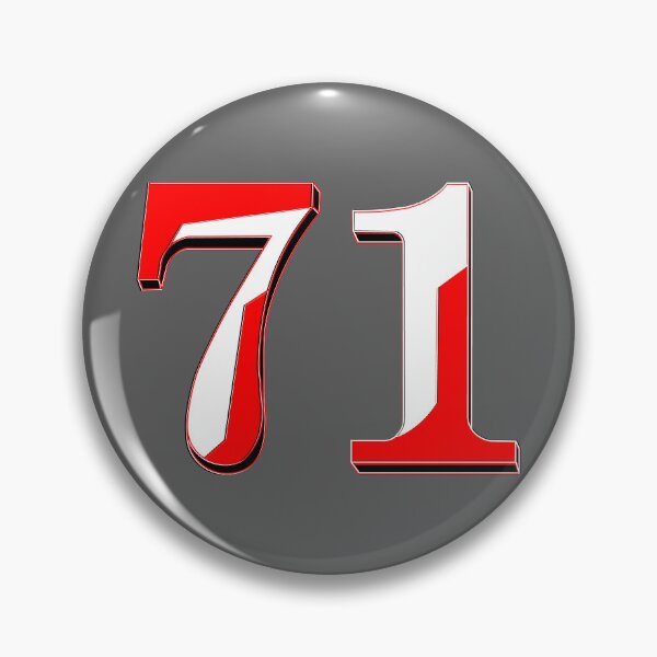 Item preview, number seventy one digit 71 order sequence team member age designed and sold by 4rpixs.