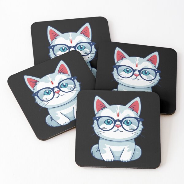 Item preview, Cat With Glasses designed and sold by live-fully.