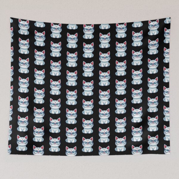 Item preview, Cat With Glasses designed and sold by live-fully.