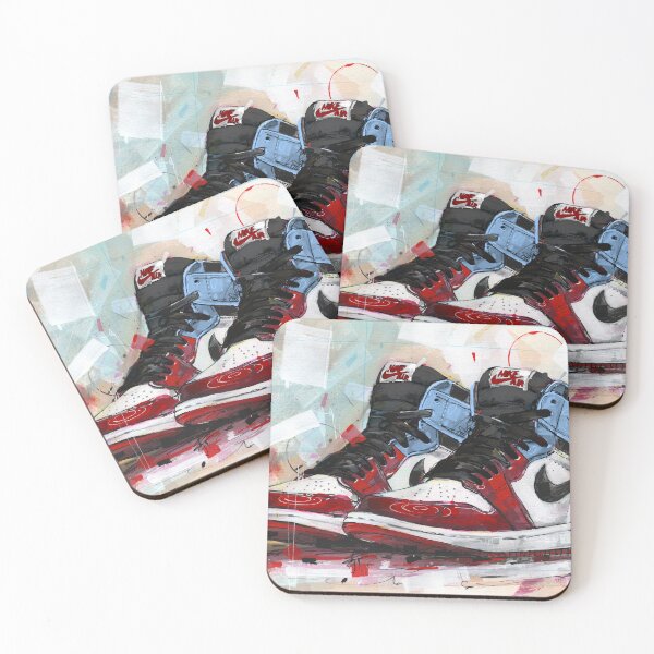 Item preview, Retro sneaker Fearless Chicago painting designed and sold by GalleryKauffeld.