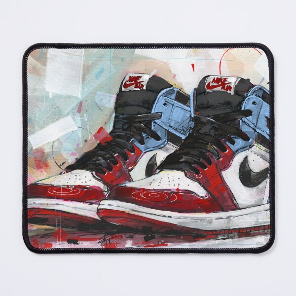 Item preview, Retro sneaker Fearless Chicago painting designed and sold by GalleryKauffeld.