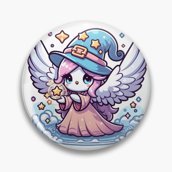 Item preview, Kawaii Magical Harpy With Wizard Hat designed and sold by CanvasCutie.