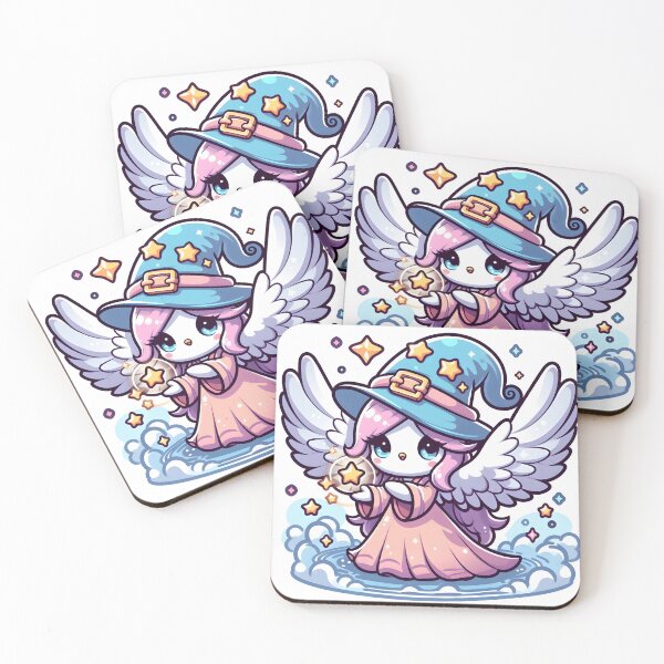 Item preview, Kawaii Magical Harpy With Wizard Hat designed and sold by CanvasCutie.