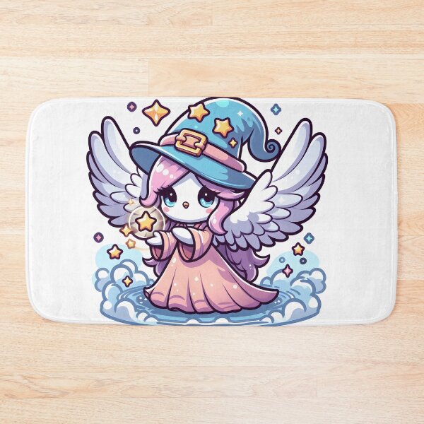 Item preview, Kawaii Magical Harpy With Wizard Hat designed and sold by CanvasCutie.