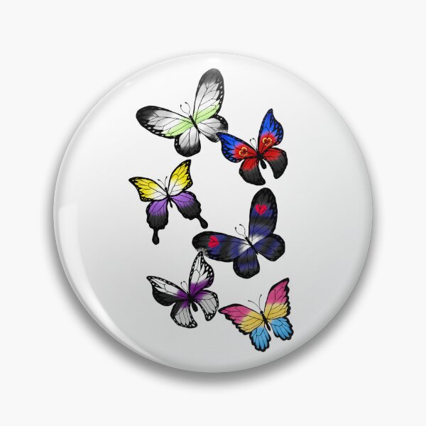 Item preview, Custom Pride Butterfly Swarm #1 designed and sold by Toki's Workshop.