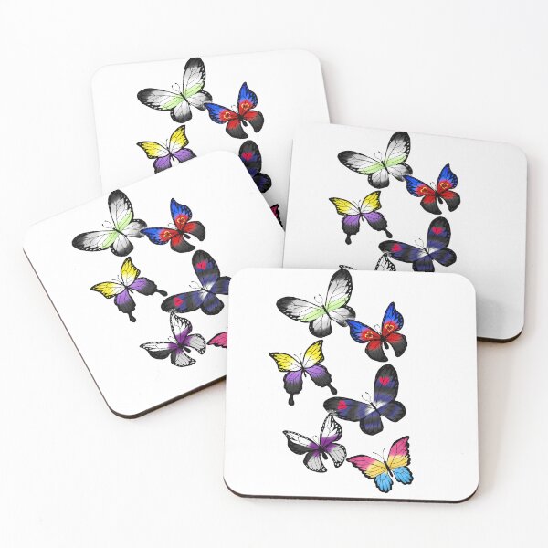 Item preview, Custom Pride Butterfly Swarm #1 designed and sold by Toki's Workshop.