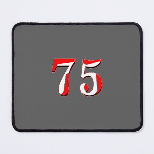 Item preview, number seventy five digit 75 order sequence team member age designed and sold by 4rpixs.