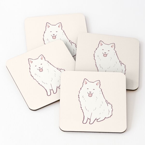 Item preview, japanese spitz dog art  designed and sold by Mayarart.