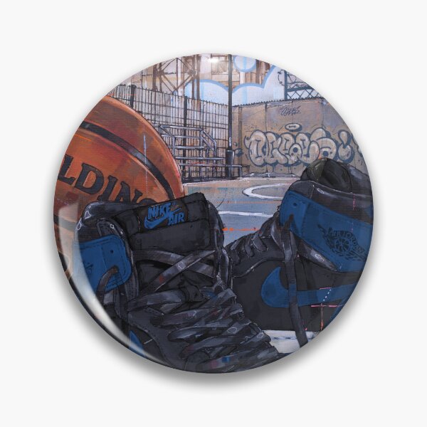 Item preview, Sneaker royal blue basketbal artwork designed and sold by GalleryKauffeld.